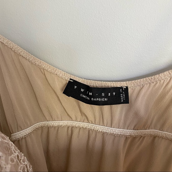 Y2K Silk Babydoll Top - Picture 3 of 4